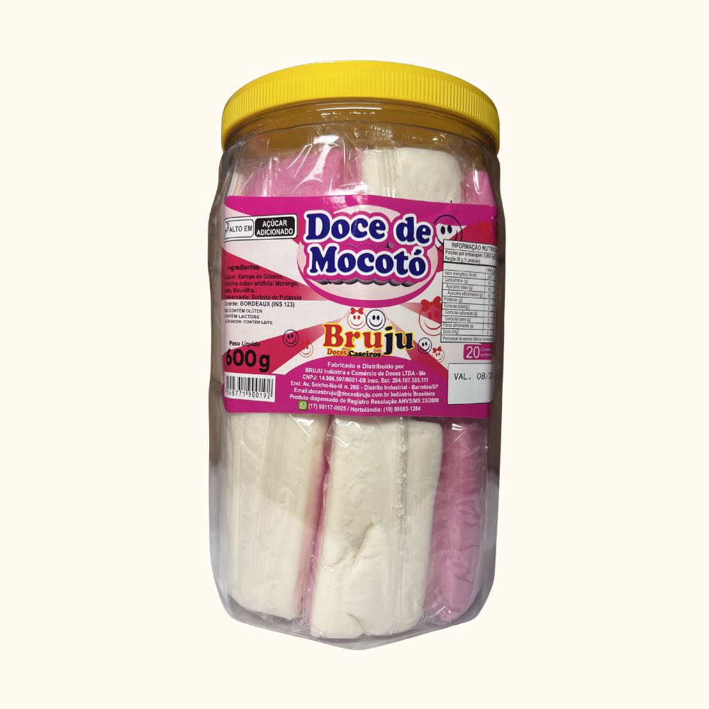 Doce de Mocotó Tradicional Bruju – Pote 600g (20 Unidades)