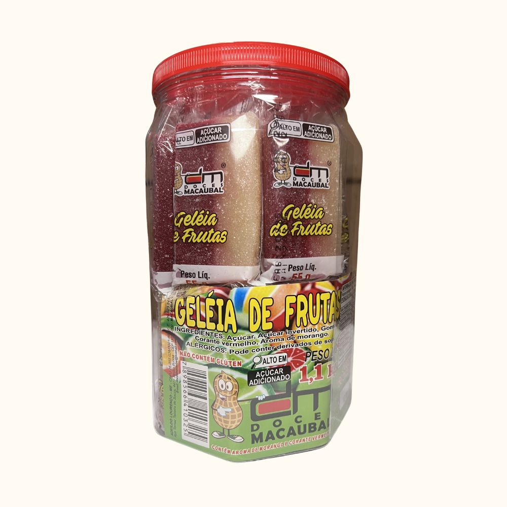 Geléia de Frutas Colorida e Macia – Pote 1,1kg