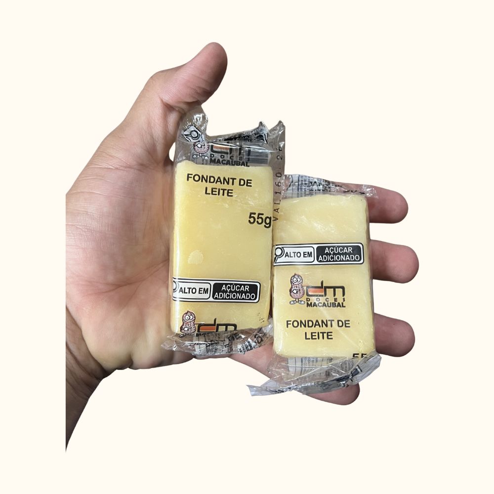 Fondant de Leite Tradicional – Pote 1,2kg com 20 Unidades