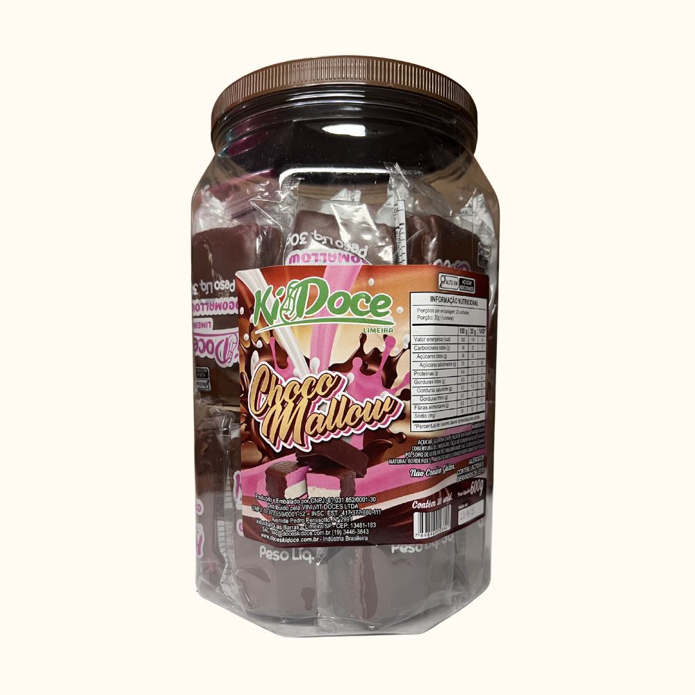 Choco Mallow KIDoce – Pote 600g com 20 Unidades