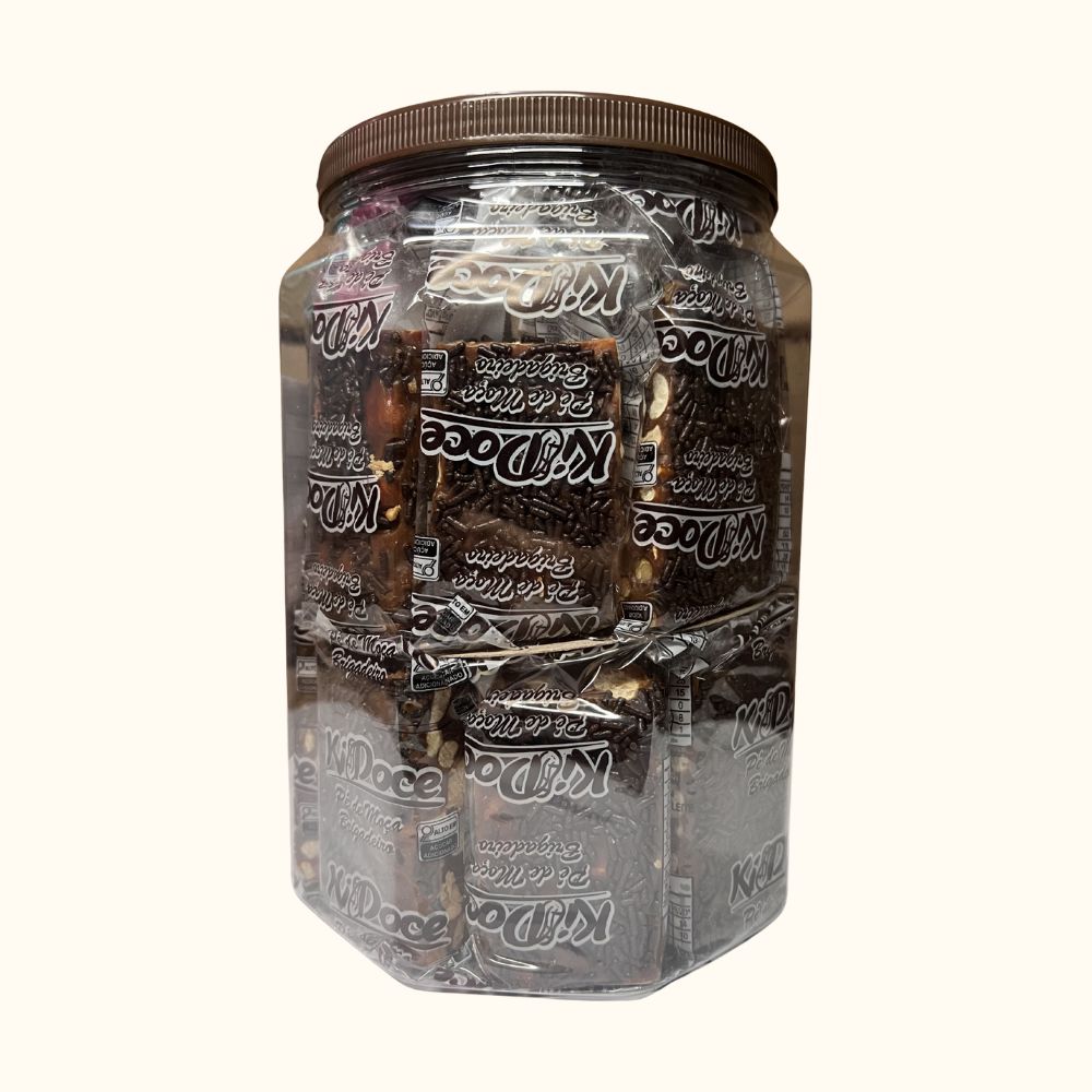 Pé de Moça Tipo Brigadeiro KIDoce – Pote 1,05kg com 20 Unidades