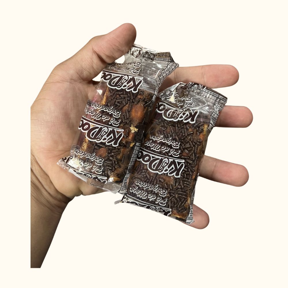 Pé de Moça Tipo Brigadeiro KIDoce – Pote 1,05kg com 20 Unidades