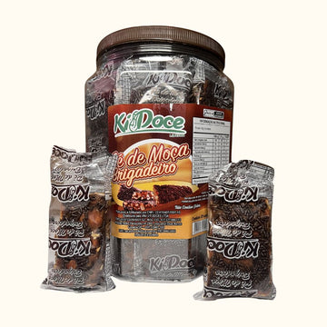 Pé de Moça Tipo Brigadeiro KIDoce – Pote 1,05kg com 20 Unidades