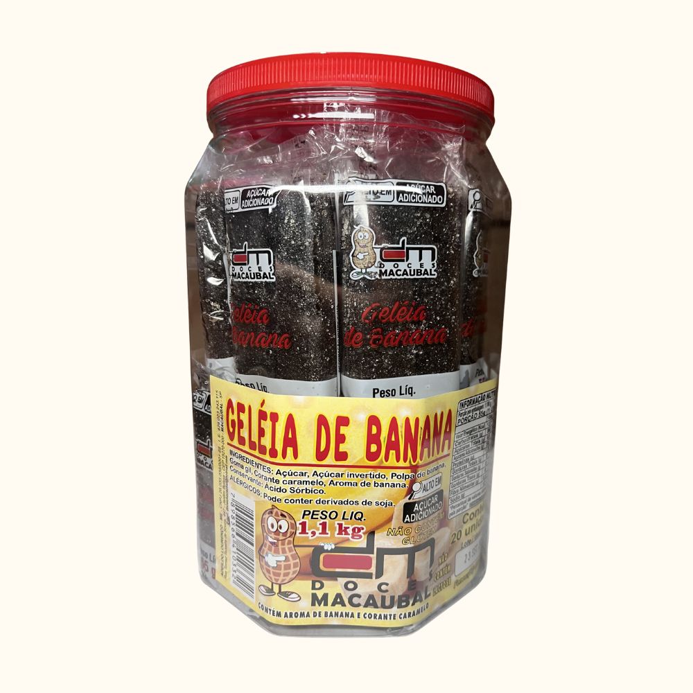 Geleia de Banana Tradicional – Pote 1,1kg (CM Doces Macaubal)