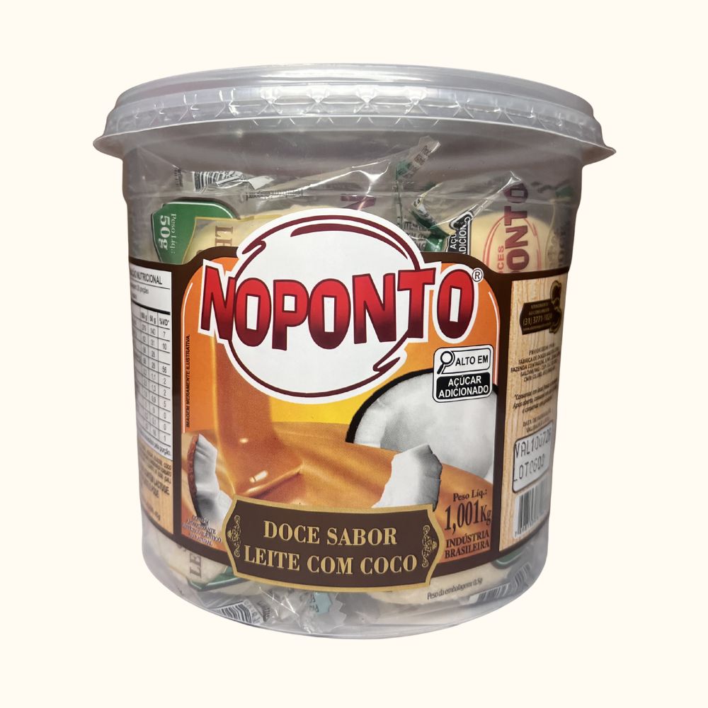 Doce NoPonto Coco - Pote 20 unidades 1,010kg