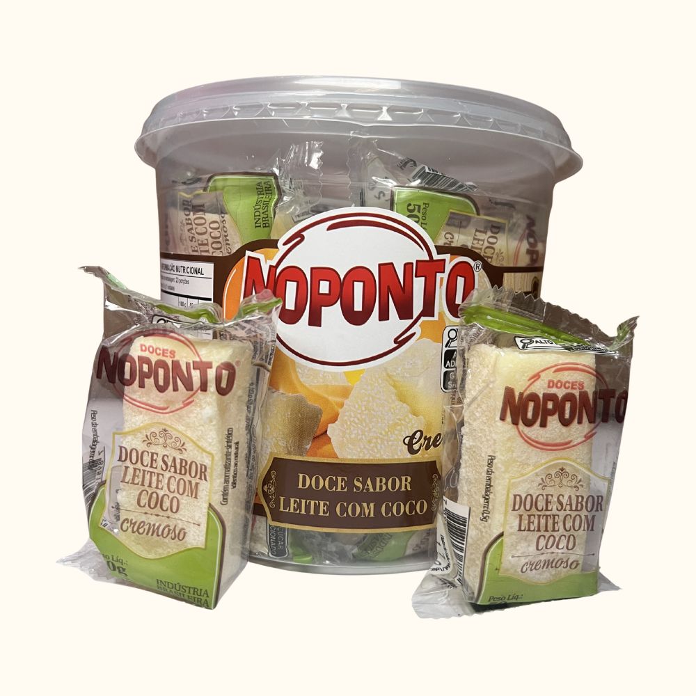 Doce de Leite com Coco Cremoso Noponto – Pote 1,010kg