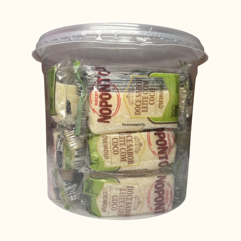 Doce de Leite com Coco Cremoso Noponto – Pote 1,010kg