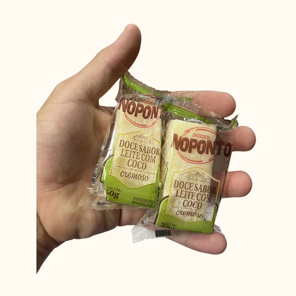 Doce de Leite com Coco Cremoso Noponto – Pote 1,010kg