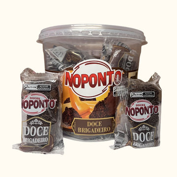 NoPonto Brigadeiro Doce de Leite com Chocolate – Pote 1kg/20unidades