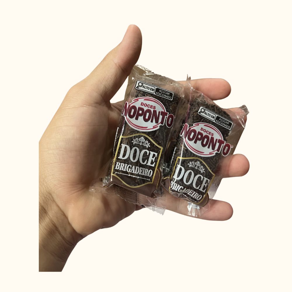 NoPonto Brigadeiro Doce de Leite com Chocolate – Pote 1kg/20unidades