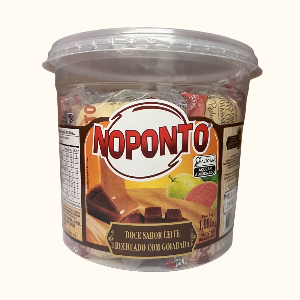 Doce de Leite Recheado com Goiabada – Pote com 20 Unidades (1kg)