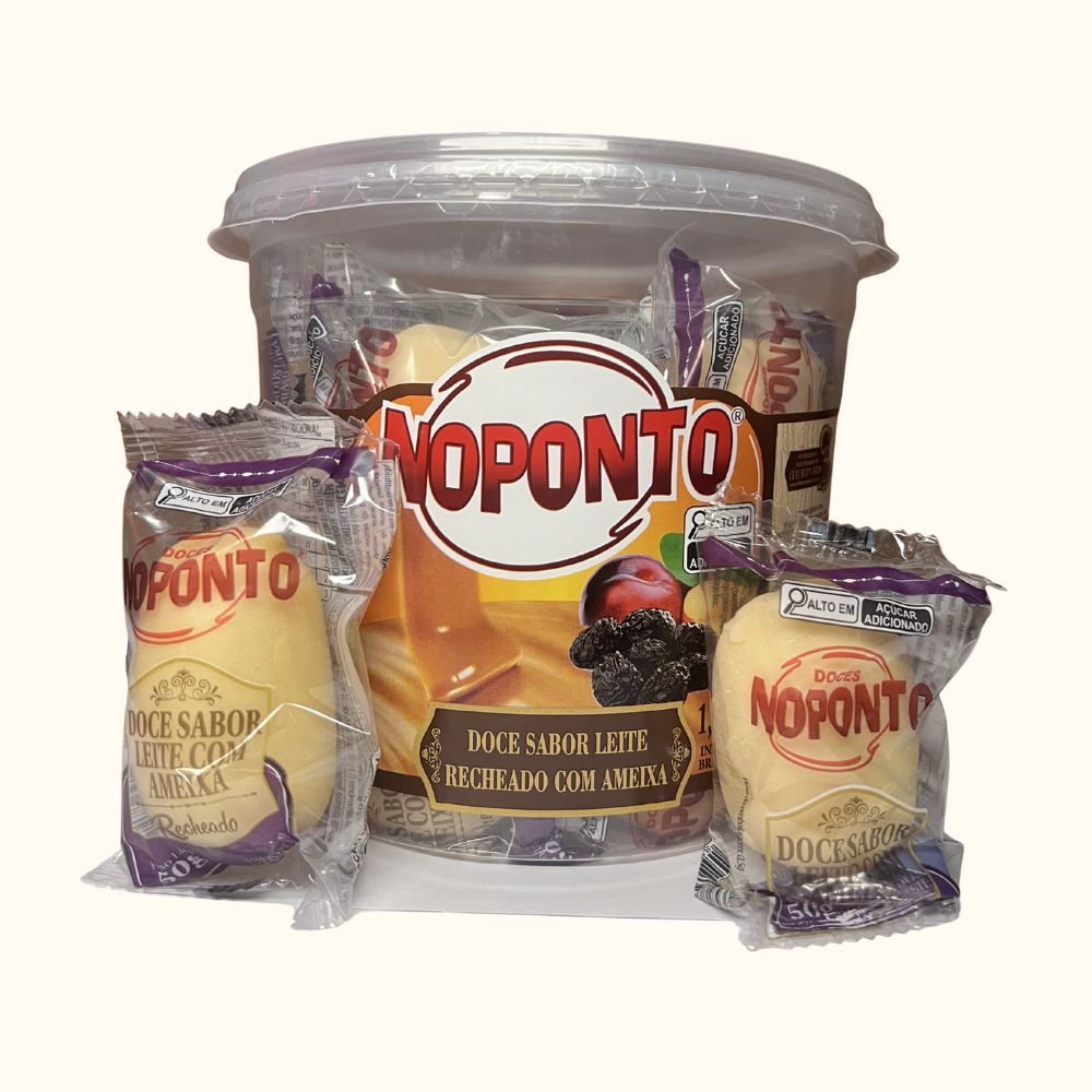 Doce NoPonto Doce de Leite com Ameixa - 1kg/20unidades