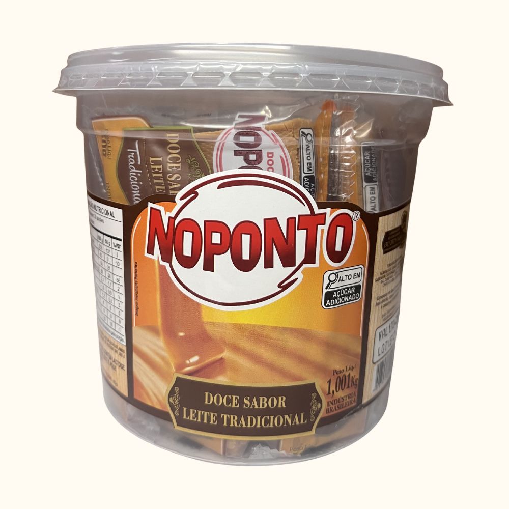 Doce Sabor Leite Tradicional NoPonto – Pote 1kg com 20 unidades