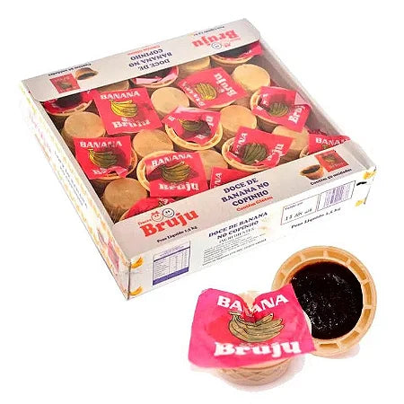 Doce de Banana no Copinho - 1,4kg/50 unidades - Emporium Dos Doces