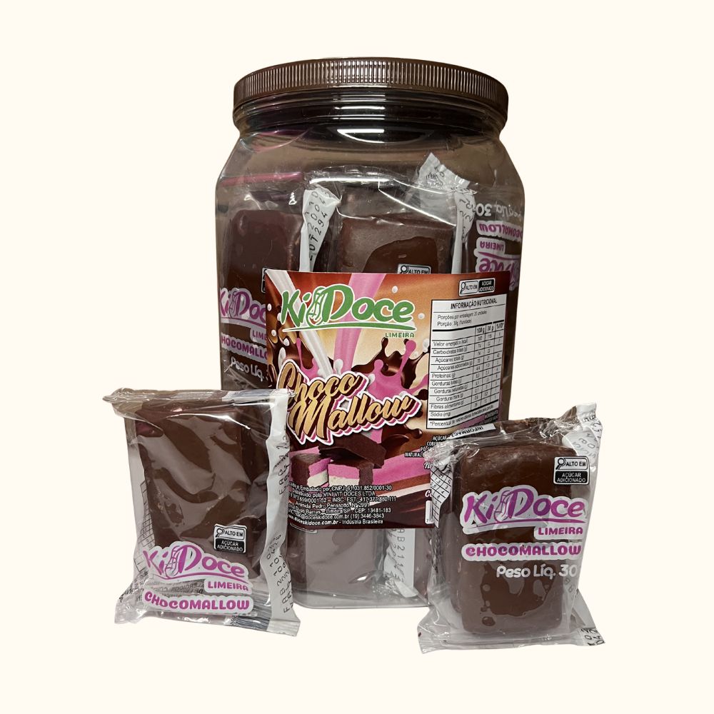 Choco Mallow KIDoce – Pote 600g com 20 Unidades