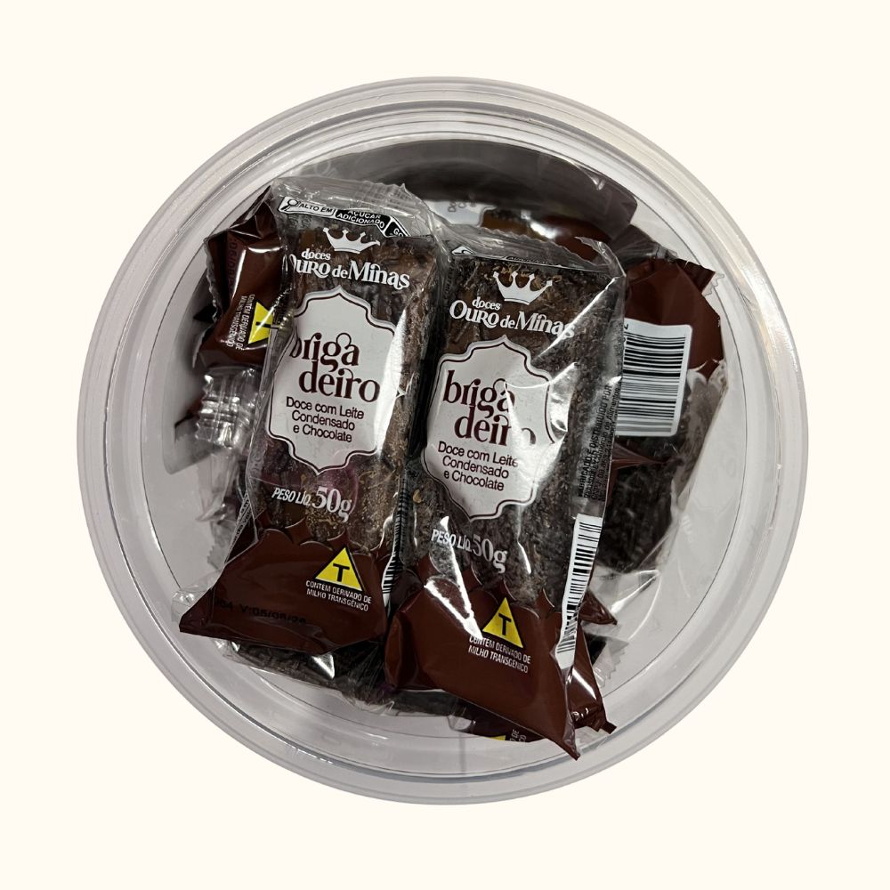Brigadeiro Ouro de Minas – Pote com 21 Unidades (1,05kg)