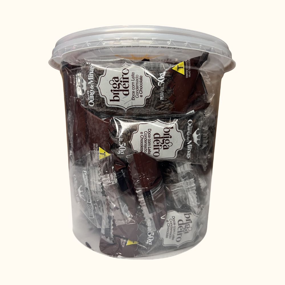 Brigadeiro Ouro de Minas – Pote com 21 Unidades (1,05kg)
