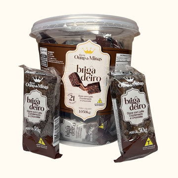 Brigadeiro Ouro de Minas – Pote com 21 Unidades (1,05kg)