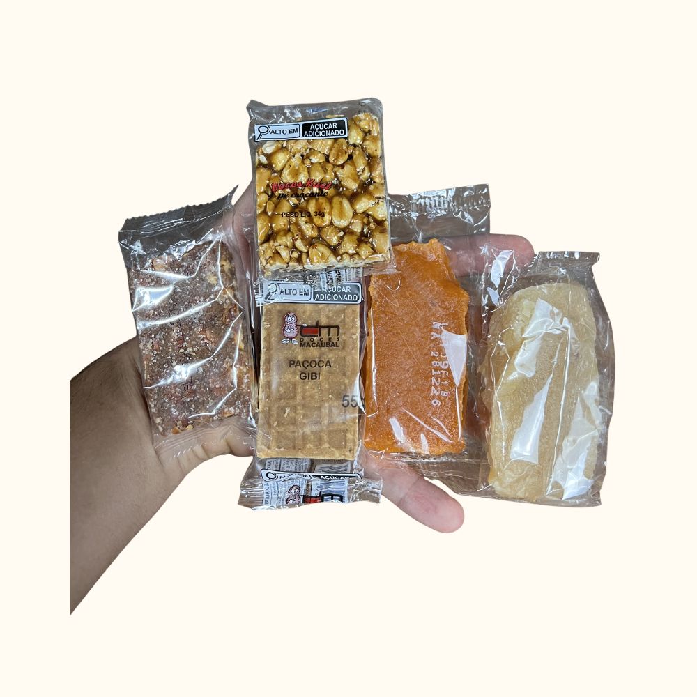 Kit Banquete Arraiá em Família - Combo com 4 Potes Grandes