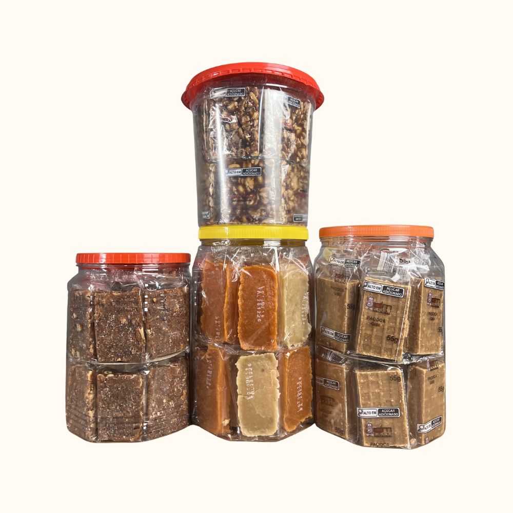 Kit Banquete Arraiá em Família - Combo com 4 Potes Grandes