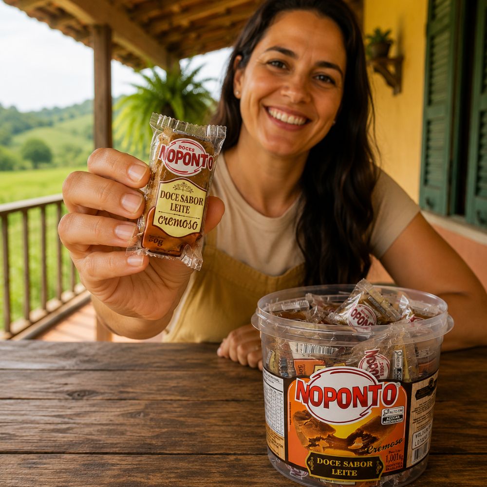 Doce de Leite Cremoso Noponto 1,010kg – 20 unidades embaladas