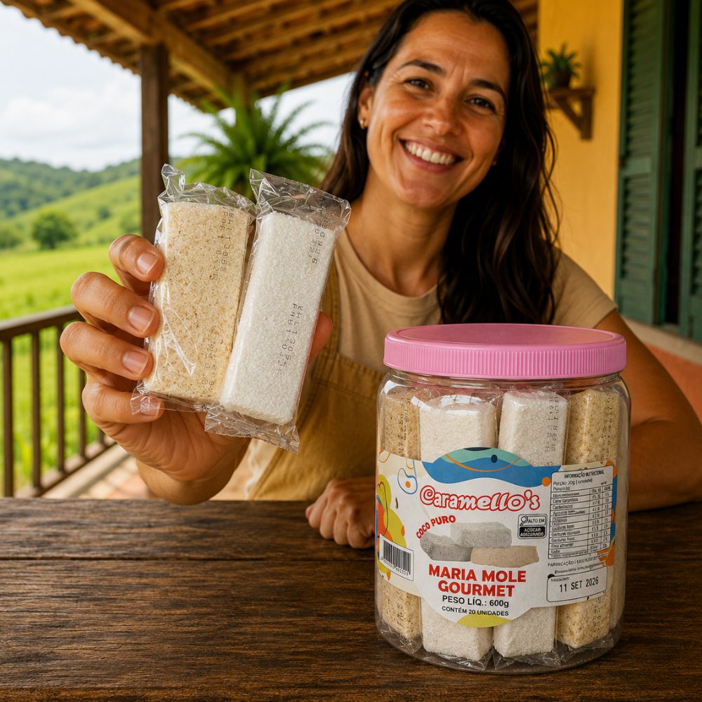 Maria Mole Gourmet Caramello’s 600g – 20 unidades embaladas