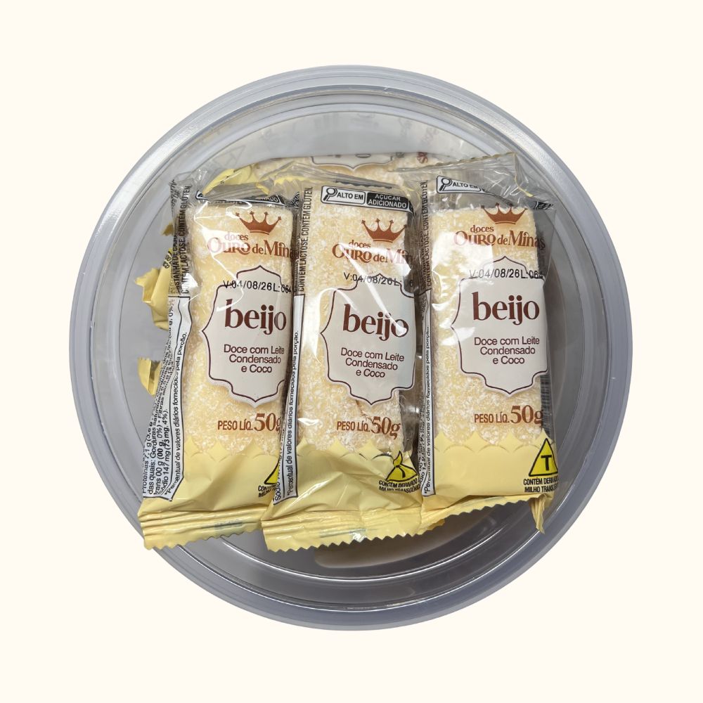 Beijo Ouro de Minas – Pote com 21 Unidades (1,05kg)