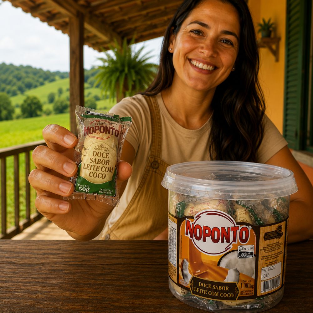 Doce NoPonto Coco - Pote 20 unidades 1,010kg