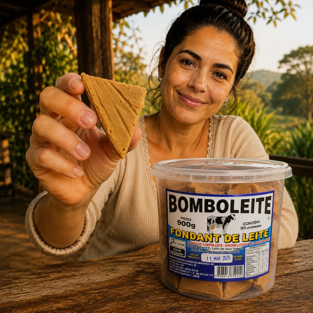 Bomboleite Fondant de Leite 900g – 30 unidades embaladas