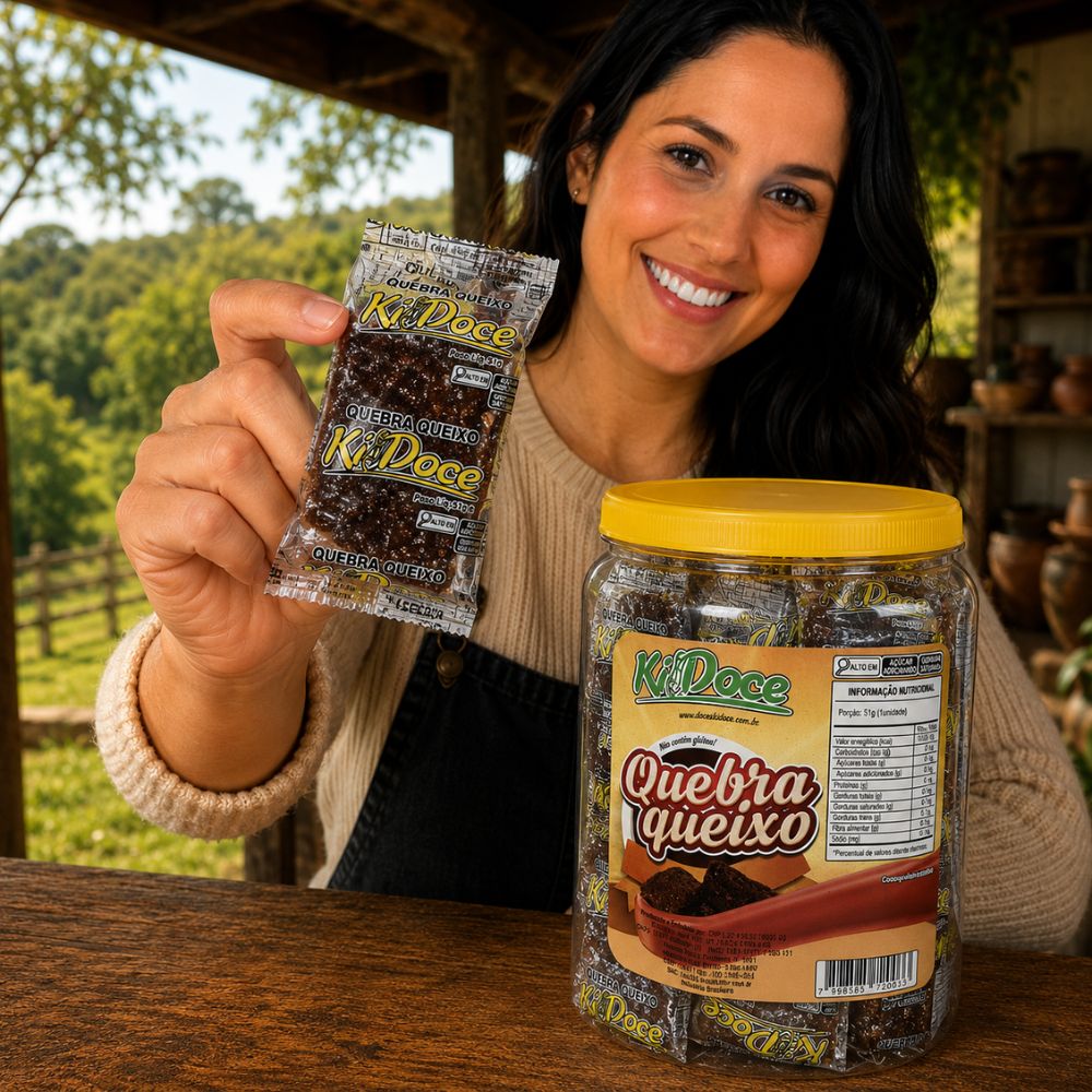 Quebra-Queixo Tradicional KidDoce 1,02kg – 20 unidades embaladas