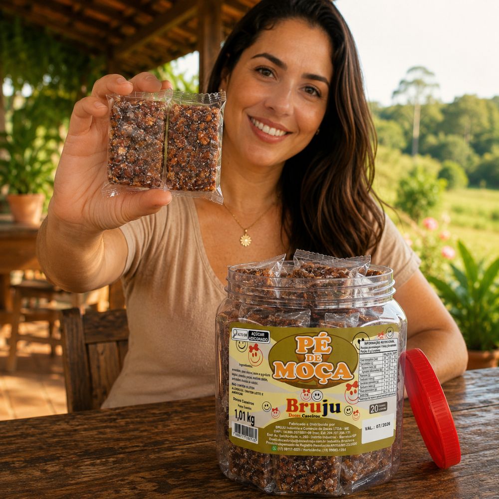 Pé de Moça Tradicional Bruju 1,01kg – 20 unidades embaladas