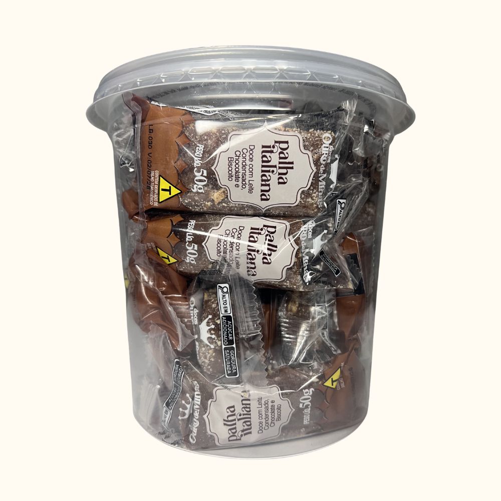 Palha Italiana Ouro de Minas – Pote com 21 Unidades (1,05kg)