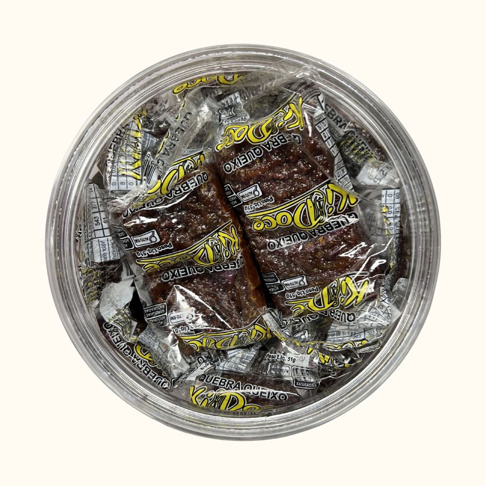 Quebra-Queixo Tradicional KidDoce – Pote com 20 Unidades (1,02kg)