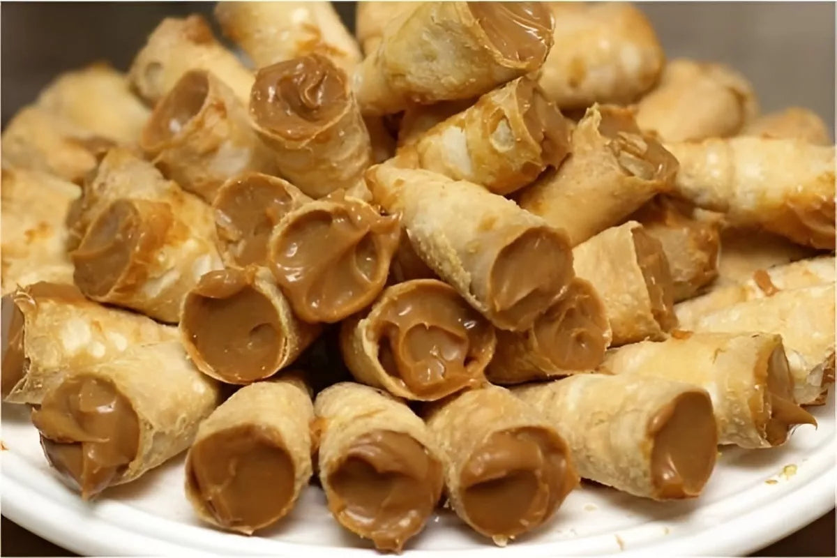 Canudo Frito com Doce de Leite - 1kg/20unidades - Emporium Dos Doces