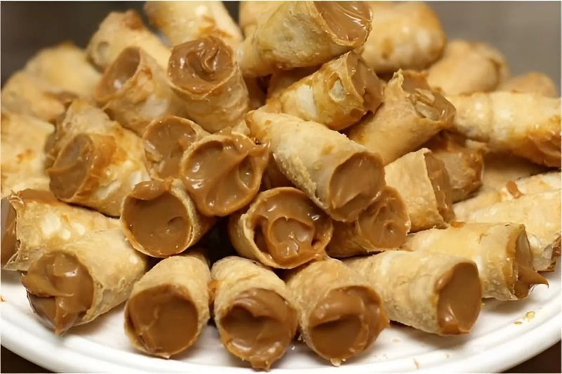 Canudo Frito com Doce de Leite - 1kg/20unidades - Emporium Dos Doces