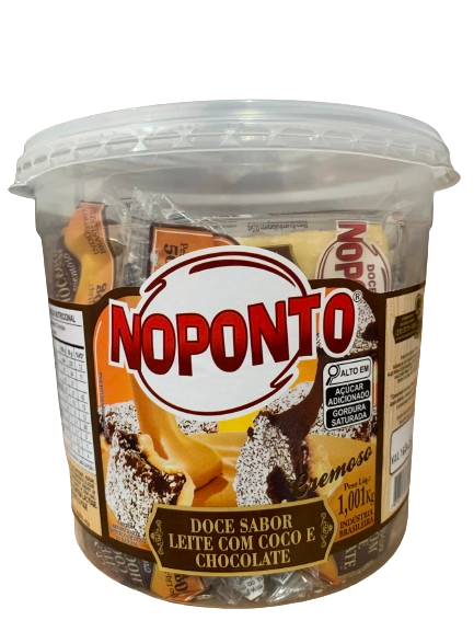 Doces NoPonto/Pote 20 unidades 1,010kg