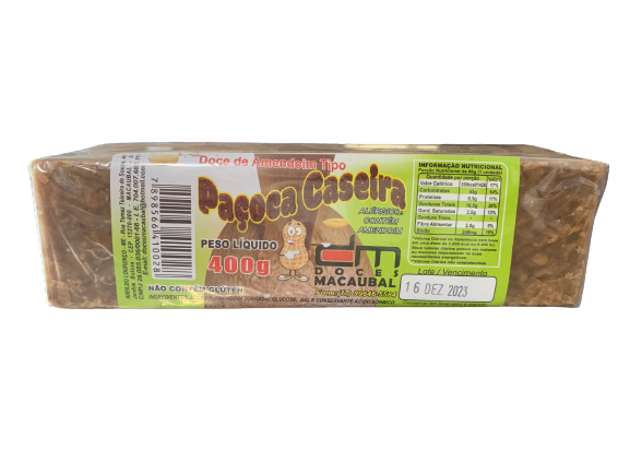 Paçoca Caseira 400g DM - Emporium Dos Doces