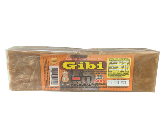 Paçoca Gibi 200g DM - Emporium Dos Doces