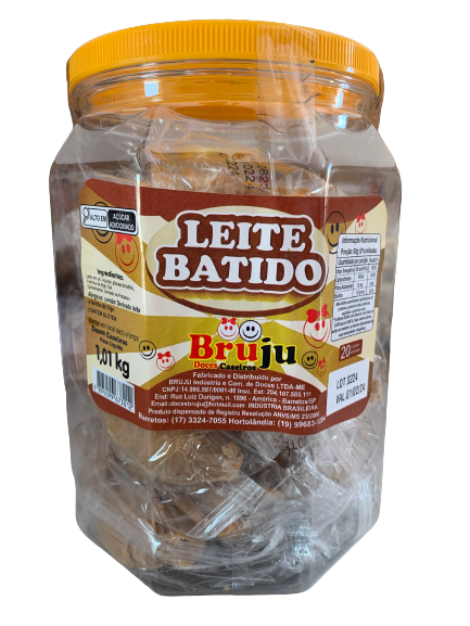 Leite Batido Bruju - 1,01kg/20unidades - Emporium Dos Doces