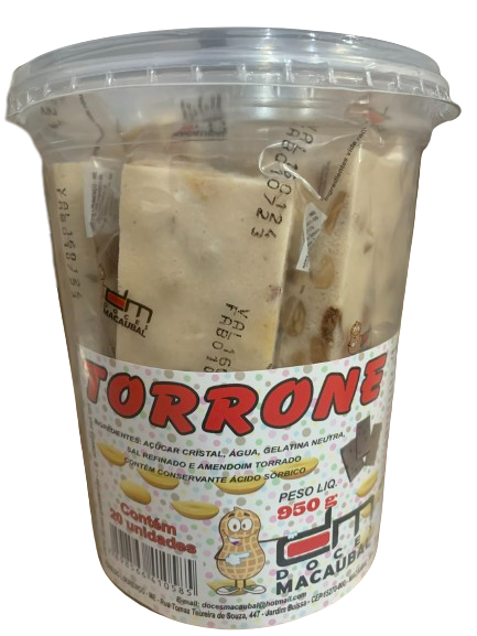 Torrone DM - 950gm/20unidades - Emporium Dos Doces