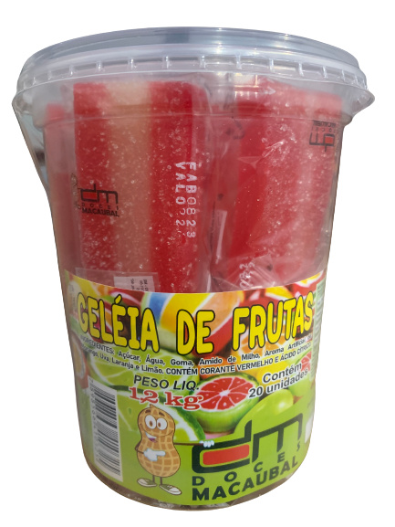 Geléia de Frutas DM - 1,2kg/20unidades - Emporium Dos Doces