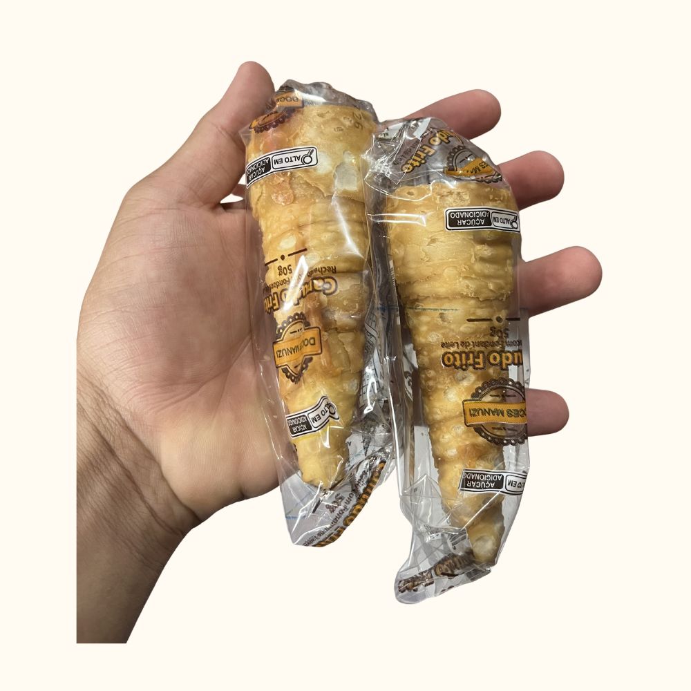 Canudo Frito com Doce de Leite - 1kg/20unidades