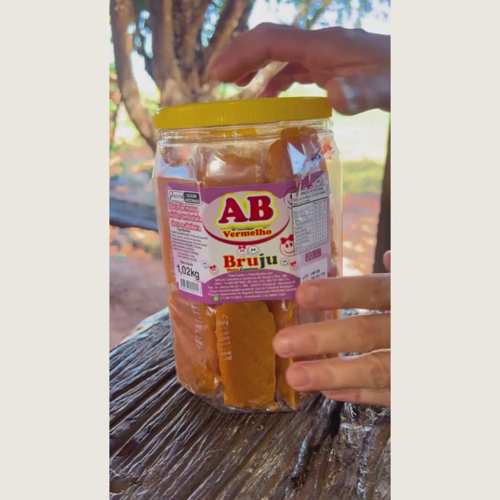 Doce AB Vermelho Bruju – Batata Doce e Abóbora 1,02kg (20 Unidades)