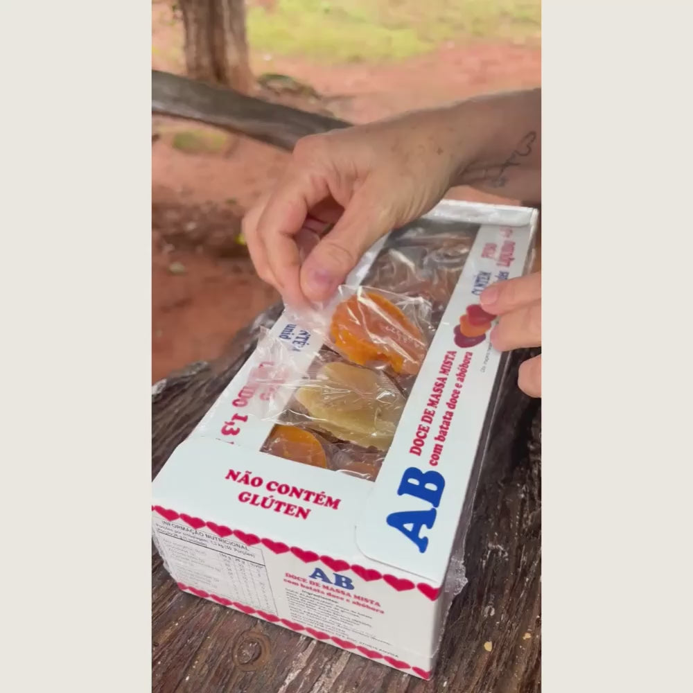 Doce de Batata Doce e Abóbora 1,3kg – 50 unidades embaladas