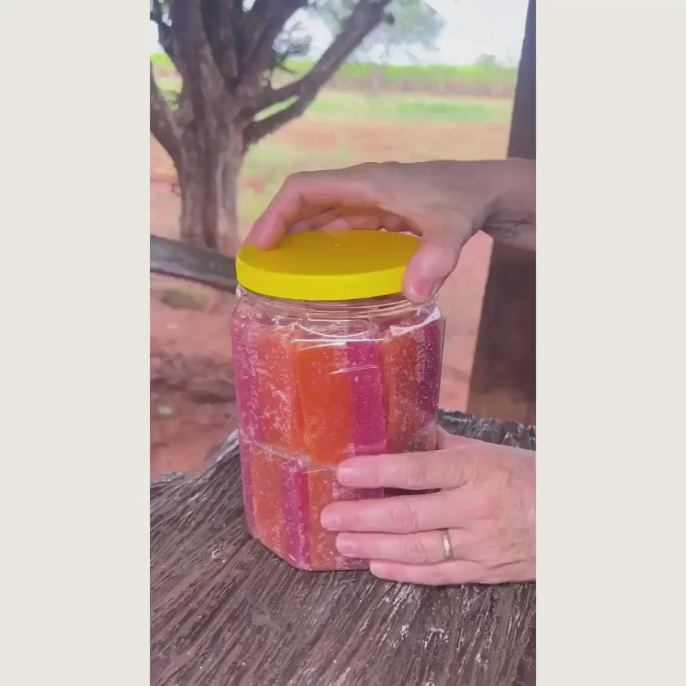 Geleia Morango e Laranja Bruju 1,1kg – 20 unidades embaladas