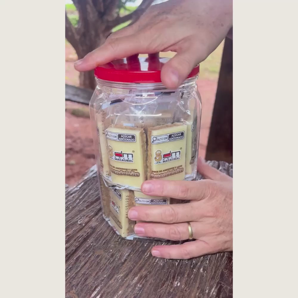 Amendoleite Amendoim e Leite 1kg – 20 unidades embaladas