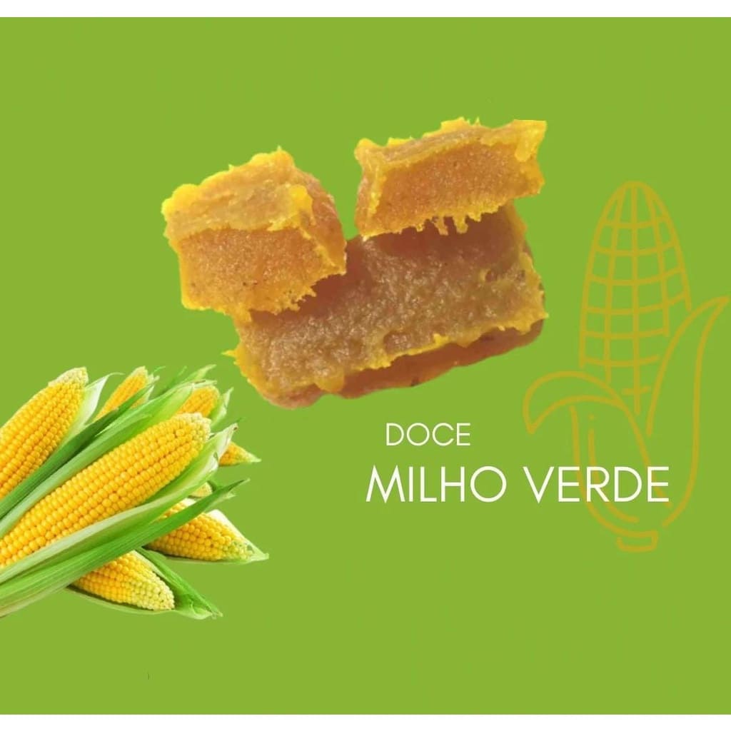 Doce de Batata Doce Sabor Milho Verde Bruju – Pote 1,1kg